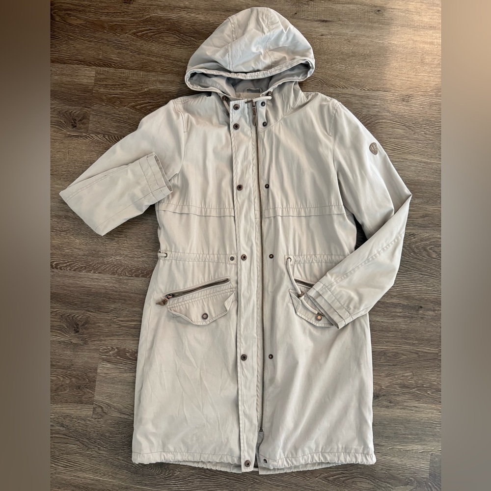 ONLY beige Hooded Parka Coat size L